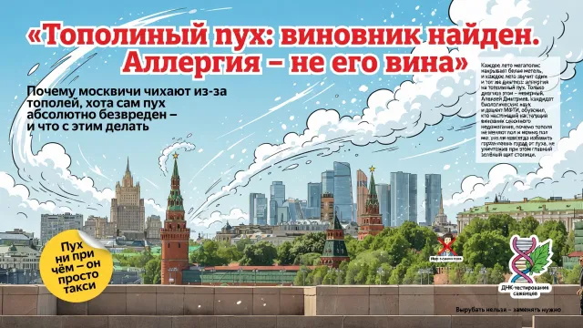 Тополиный пух: виновник найден. Аллергия - не его вина