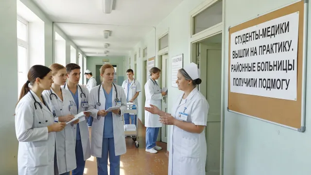 Студенты-медики вышли на практику. Районные больницы получили подмогу